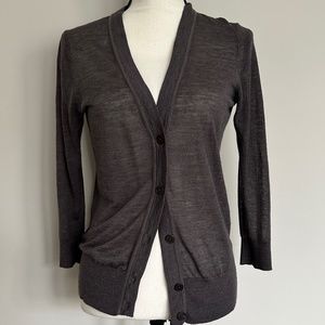 Loft size Small Lightweight Cardigan Gray
